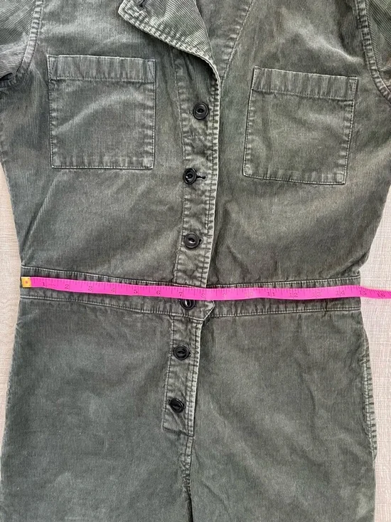 Outerknown Dark Olive Utility Jumpsuit - Picture 4 of 8